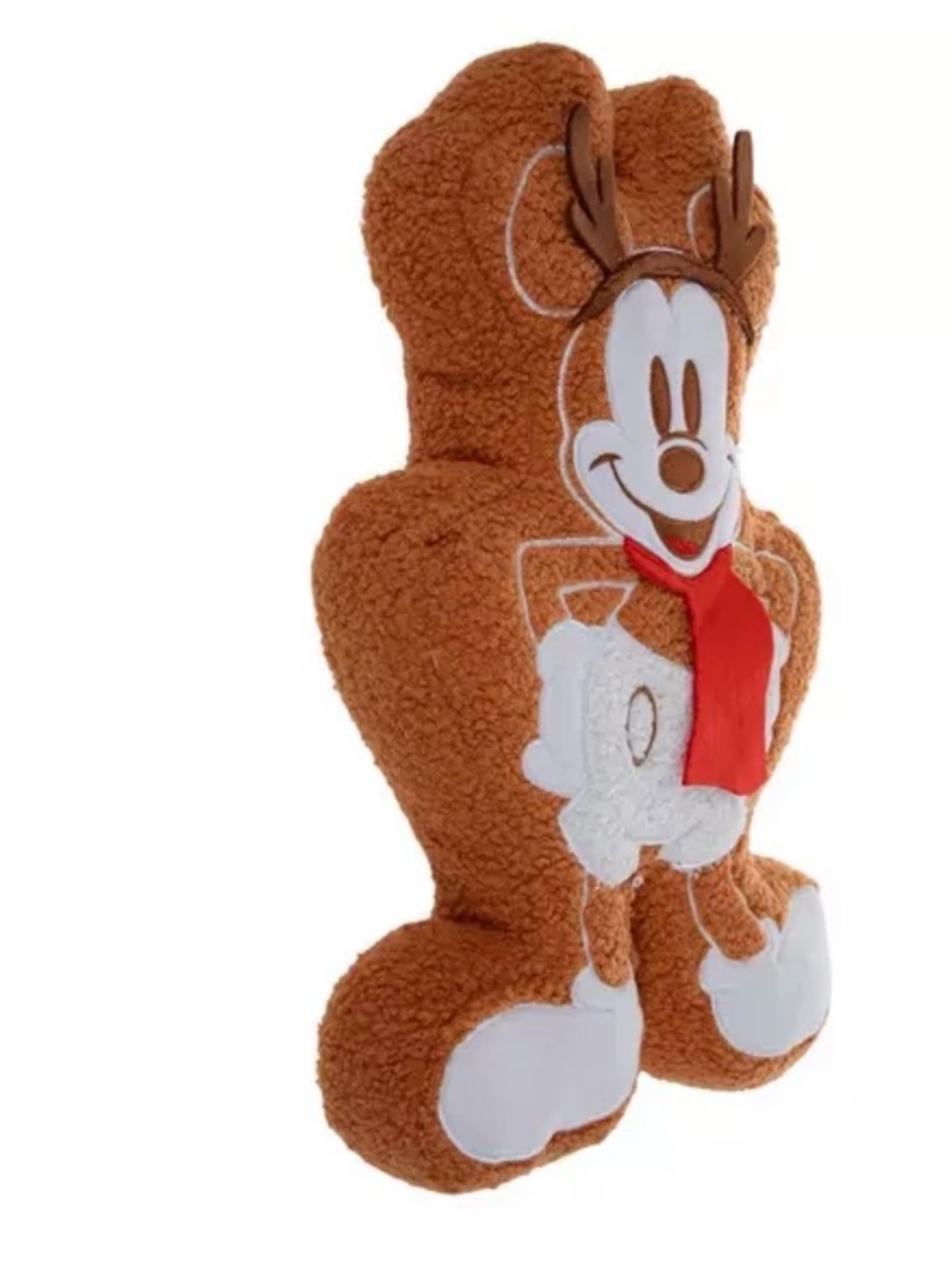 Disney Brown Mickey & Minnie gingerbread Plush Accent Pillows - Picture 3 of 7